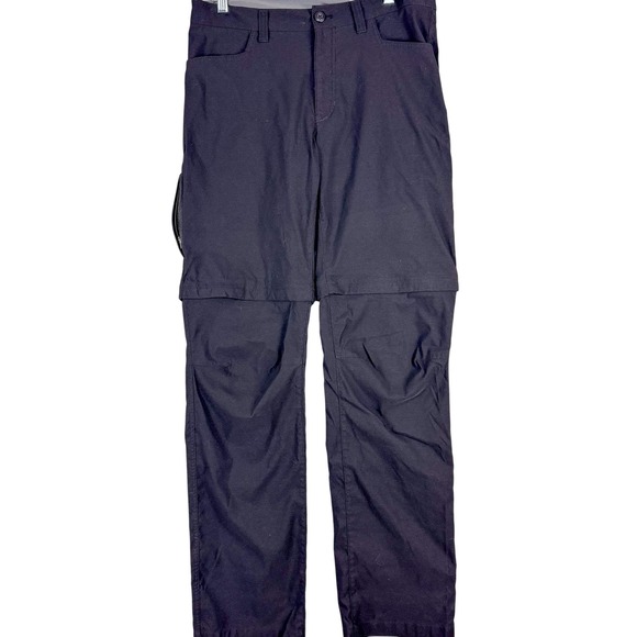 Eddie Bauer Other - Eddie Bauer Pants Mens 32x33 Black Convertible Tech Hiking Nylon Stretch Outdoor